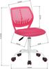 Homy Casa Bürostuhl Rosa Stoffsitz ergonomisch höhenverstellbar Bild 3