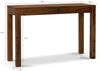 Schreibtisch Sheesham Massivholz 118x40x76cm mit Schublade Homeoffice platzsparend Bild 4
