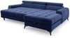 Ecksofa Schlafsofa Sofa AGNESA XS Stoff Salvador Dunkelblau Ottomane Rechts Bild 4