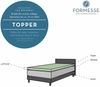 Formesse Split-Topper Spannbetttuch La Piccola Duo 2|160x210 - 220 cm| trüffel Bild 2