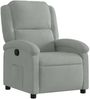 vidaXL Relaxsessel Hellgrau Samt 371797 Bild 2