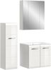 Badezimmer-Set >Ice< in Weiß / Weiß Hochglanz - 105x185x46cm (BxHxT) Bild 2