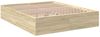 vidaXL Bettgestell Sonoma-Eiche 150x200 cm Holzwerkstoff 3281009 Bild 3