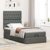 vidaXL Ottoman-Bett mit Matratze & LEDs Dunkelgrau 100x200 cm Stoff 3314066 Bild 4