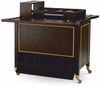 Casa Padrino Luxus Servierwagen Dunkelbraun / Messing 90,5 cm - Hotel Trolley Bild 3