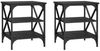 vidaXL Beistelltische 2 Stk. Schwarz 40x42x50 cm Holzwerkstoff 825773 Bild 2