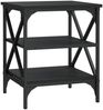 vidaXL Beistelltische 2 Stk. Schwarz 40x42x50 cm Holzwerkstoff 825773 Bild 5