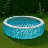 SunClub Planschbecken Lattice rund Ø 150 x 46 cm mit transparenter I-Beam-Konstruktion und Ablaufventil Bild 2
