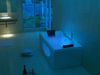 PureHaven Whirlpool 180x90 cm Heizung Reinigungsprogramm & Lichttherapie Wasserfall Bluetooth-fähiges Soundsystem Bild 3