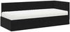 vidaXL Eckbettgestell mit Matratze mit Kopfteil 2 pcs Schwarz Samt 3393923 Bild 4