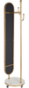 Kleiderständer mit Spiegel LORENA 172 cm Metall Gold Bild 5