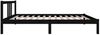 Massivholzbett Schwarz 100x200 cm [814878] Bild 5