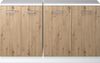Dachschrägenschrank-Set Rion Artisan-Eiche 210 cm 5er Set Schrankkorpuss 60 cm Tiefe Vicco Bild 4