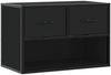 vidaXL TV-Schrank Schwarz 60x31x39,5 cm Holzwerkstoff und Metall 848909 Bild 2