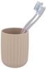 WENKO Zahnputzbecher WENKO Zahnputzbecher AGROPOLI BHT 7.50x10x7.50 cm beige Bild 4