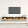 vidaXL TV-Wandschrank 2 pcs Artisan-Eiche 100 x 30 x 30 cm 862191 Bild 4
