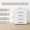 OTTO home Schubkastenkommode Kommode Sideboard Schubladenkommode Schlafzimmerkommode AVOLA (Breite 80 cm inkl. SOFT-CLOSE-FUNKTION mit Dekorfront), vier große und geräumige Schubladen mit viel Stauraum MADE IN GERMANY Bild 3