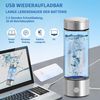 MOPUEA Trinkflasche Wasserstoff-Wassergenerator für Trinkwasser, Borosilikatglas, auslaufsicher und rutschfest Bild 4