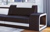 Ecksofa Berlin L Form - Kunstleder - dunkelbraun-weiß - Links Bild 5