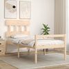 vidaXL Seniorenbett mit Kopfteil 90x200 cm Massivholz 3195401 Bild 3