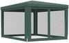vidaXL Partyzelt mit 4 Mesh-Seitenwänden Grün 3x4 m HDPE 319233 Bild 5