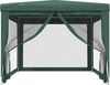 vidaXL Partyzelt mit 4 Mesh-Seitenwänden Grün 3x4 m HDPE 319233 Bild 3