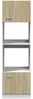 vidaXL Mikrowellenumbauschrank Lyon Sonoma-Eiche 60x57x207 cm Holzwerkstoff 849627 Bild 5