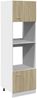 vidaXL Mikrowellenumbauschrank Lyon Sonoma-Eiche 60x57x207 cm Holzwerkstoff 849627 Bild 2