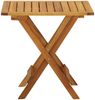 Gartentisch, Bistrotisch 46 x 46 x 47 cm Massivholz Akazie Bild 3