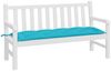 vidaXL Gartenbank-Auflage Türkis 150x50x7 cm Oxford-Gewebe 361620 Bild 3