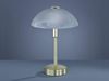 LED Tischleuchte DONNA dimmbar, Messing mit Glasschirm, Höhe 30cm Bild 3