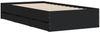vidaXL Bettgestell mit Schubladen Schwarz 75x190 cm Holzwerkstoff 3207330 Bild 4