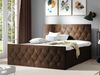 Boxspringbett Simori Lux, Braun, 200x200 cm Bild 2