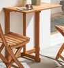 Balkonmöbel Akazie 3tlg. Klapptisch 60 x 45 ALEXA/BLOOM 59424561 Bild 3