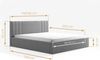 AX LIVING Polsterbett 160 x 200 Bett Flino Design Funktionalität KR22 Bild 4