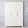 roba Kinderkleiderschrank 3-türig 'Lucy' inkl. Metallgriffen - Weiß - Holzdekor Luna Elm Bild 3