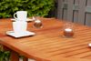 Gartentisch NANCY oval klappbar - Eukalyptus, Natur, 120x70x73cm | Klapptisch Balkontisch Wetterfest Outdoor Tisch Bild 5