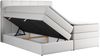 Boxspringbett, Polsterbett, Bett, Schlafzimmer - ERNI-KING - 180x200cm - Weiß Kunstleder - H4 Bild 4