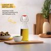 Praknu Trinkflasche 6er Set Glasflaschen 250ml mit Bügelverschluss - Bügelflaschen Zum, Öl Flasche, Flaschen Aufbewahrung, Likörflaschen, Bügelflasche Set Bild 2
