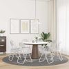 vidaXL Klappstuhl 8 pcs Weiß 48 x 43,5 x 81 cm Kunstleder 42029064 Bild 4