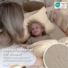 lilimaus Spannbettlaken Musselin Spannbettlaken Baby 60x120 70x140 - Bettlaken Babybett, (1 Stück), Kinderbettlaken 100% Baumwolle, atmungsaktiv für Babybett Bild 4