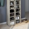Schuhschrank Paris Sonoma 52.4 x 183.3 cm 22 Fächer Vicco Bild 5