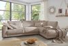 KAWOLA Sofa MADELINE Ecksofa Cord taupe Recamiere rechts 86 x 224 x 325 cm Bild 2