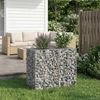 vidaXL Gabionen Hochbeet Silber 42033327 Bild 5