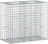 vidaXL Gabionen Hochbeet Silber 42033327 Bild 2