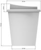 elasto Coffee-to-go-Becher doppelwandiger Kaffeebecher mit Deckel 250ml für unterwegs, Made in Germany, BPA-frei, 100% recyclebar, Heißgetränke, Teebecher Bild 3