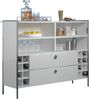Bar Infinity in weiß Hochglanz Lack Italien 140 cm Bild 4