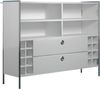 Bar Infinity in weiß Hochglanz Lack Italien 140 cm Bild 5