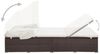 vidaXL 2-Personen-Sonnenliege mit Auflage Poly Rattan Braun 310234 Bild 3
