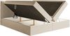 Selsey 'Softie' Boxspringbett 160x200 cm mit Topper und Stauraum, Chenille, Hellbeige Bild 4